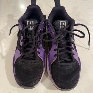 Men's Purple and Black Athletic Shoes